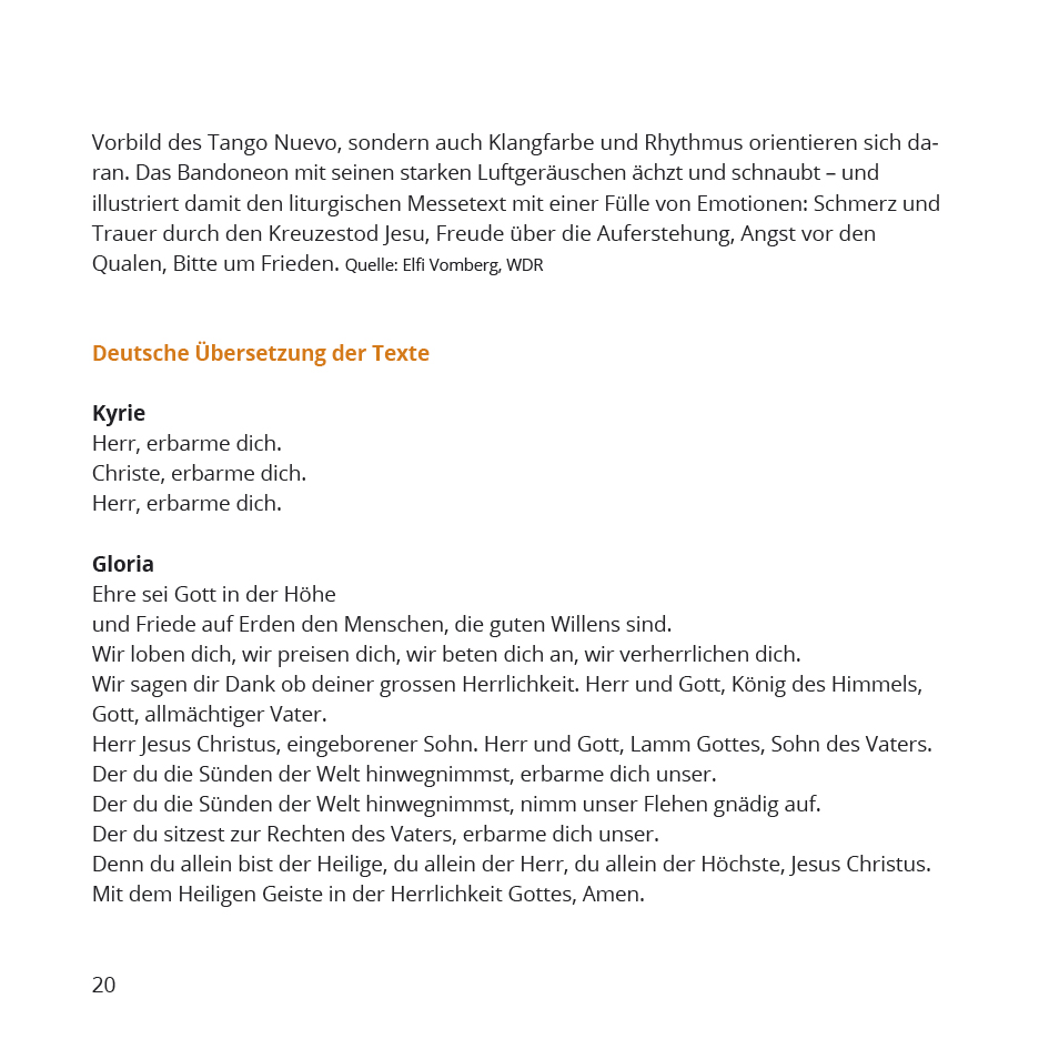 Vielklang Fest der Kirchenmusik Programmheft