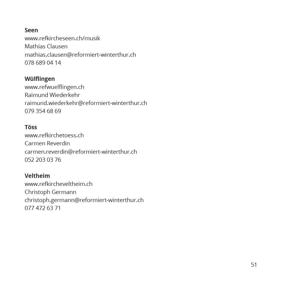 Vielklang Fest der Kirchenmusik Programmheft